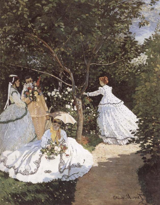 Edouard Manet Women in the Garden china oil painting image